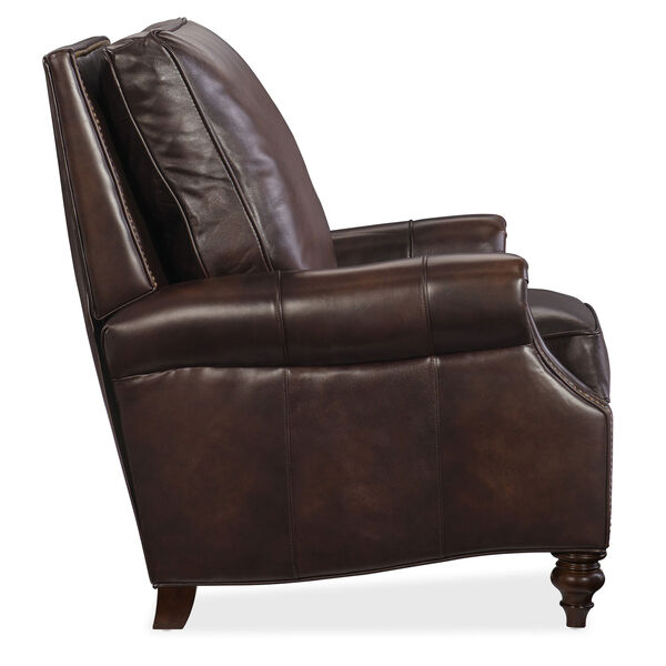 Conlon Brown Leather Recliner, image 2