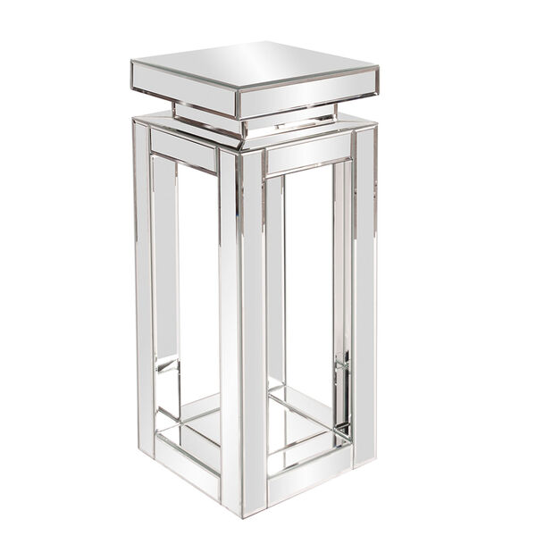 Mirrored Small {pedestal Table, image 2