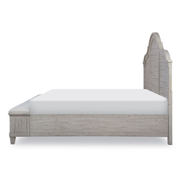 Belhaven Weathered Plank Panel Bed with Storage Footboard, image 6