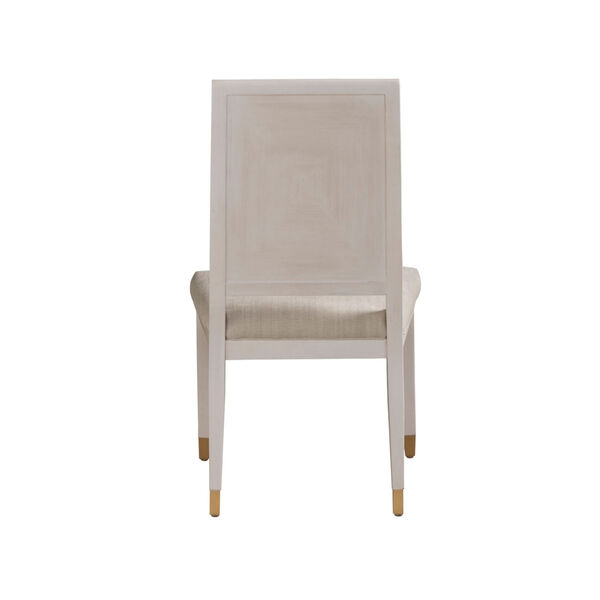 Miranda Kerr Love Joy Bliss Alabaster and Pewter Armless Dining Chair, Set of 2, image 3