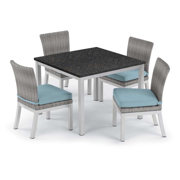 Argento Ice Blue Outdoor Side Chair, Set of Two, image 3