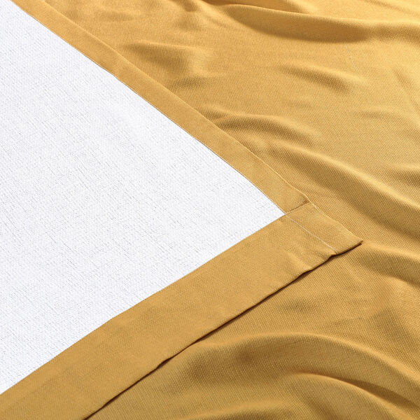Ombre Faux Linen Semi Sheer Curtain Single Panel, image 11