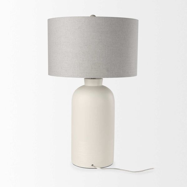 Cato Cream and White Table Lamp, image 3
