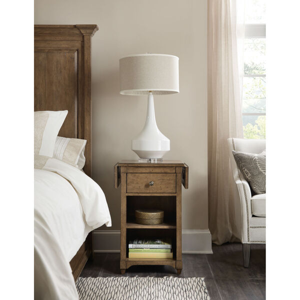 Montebello Carob Brown Nightstand Accent Table, image 5