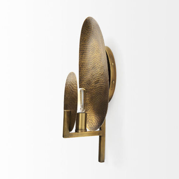 Clarence Gold One-Light Round Wall Sconce, image 3