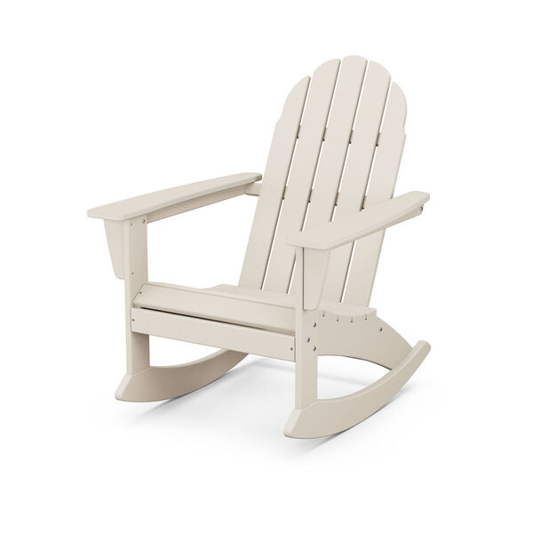 Vineyard Sand Adirondack Rocking Chair, image 1