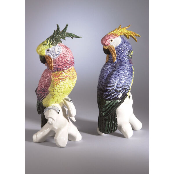 Multi-colored Cockatoo Figurines- Large, image 1