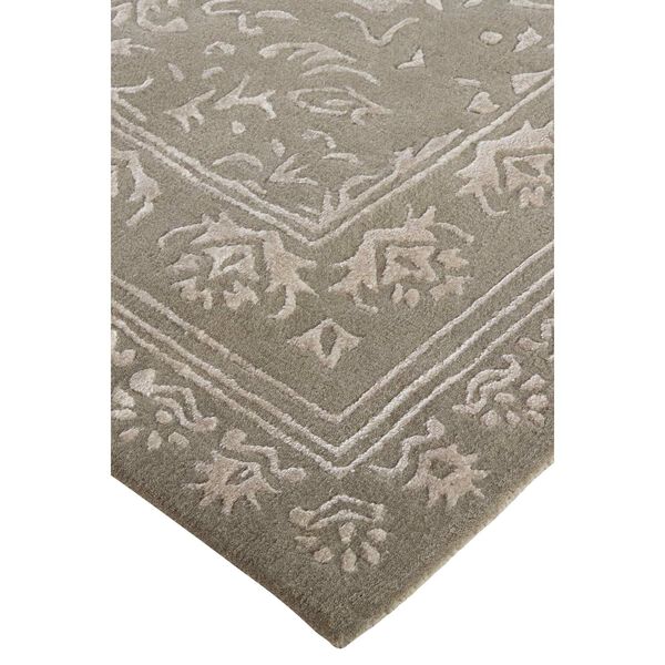 Bella Gray Taupe Silver Rectangular 5 Ft. x 8 Ft. Area Rug, image 5