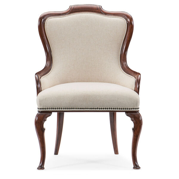 Charleston Maraschino Cherry Upholstered Arm Chair, image 3