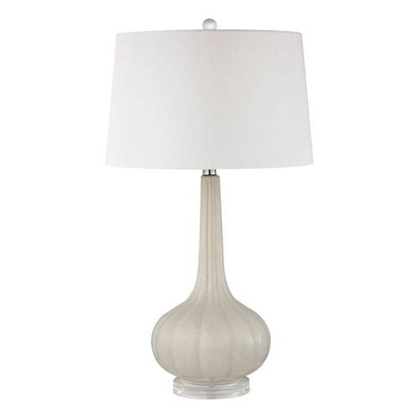 Abbey Lane Off White One Light Table Lamp, image 1