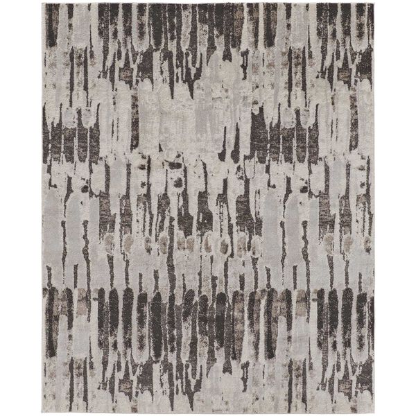 Vancouver Ivory Brown Gray Area Rug, image 1