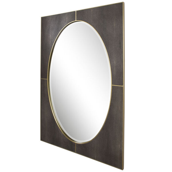 Cyprus Gray Shagreen Mirror, image 3