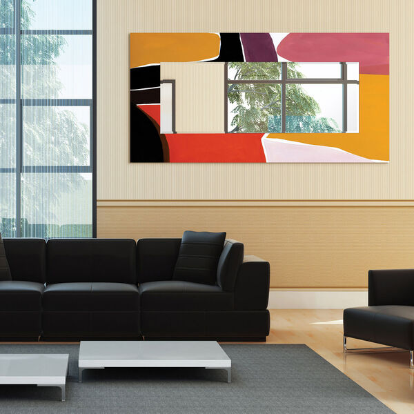 Finale Multicolor 72 x 36-Inch Rectangular Beveled Floor Mirror, image 1