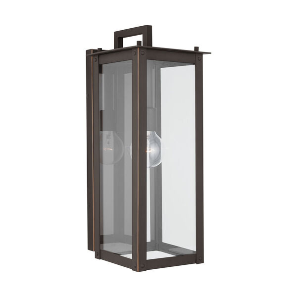 Hunt Oiled Bronze Eight-Inch One-Light Outdoor Wall Lantern, image 5