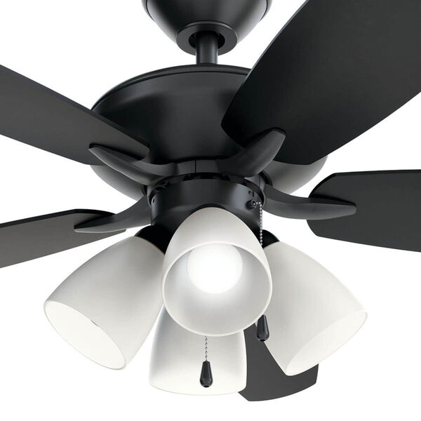 Renew Premier Satin Black 52-Inch LED Ceiling Fan, image 6