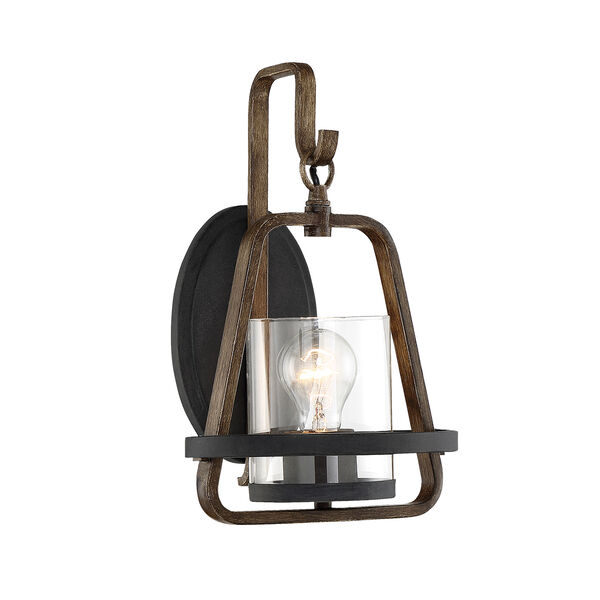 Ryder Forged Black One-Light Wall Sconce, image 1