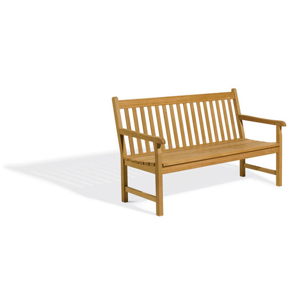 Classic Natural 61-Inch Outdoor Bench, image 1