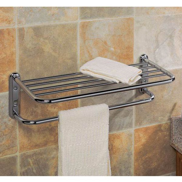 Chrome Spa Rack - Two Tier 20 Inches, image 2