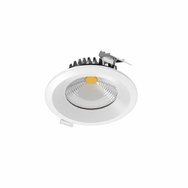 White Four-Inch High Powered LED Commercial Down Light, image 1
