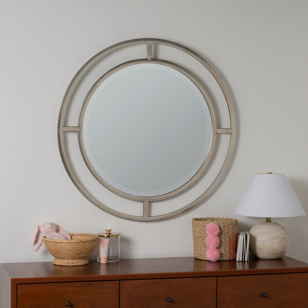 Averie Silver 36-Inch x 36-Inch Wall Mirror, image 5