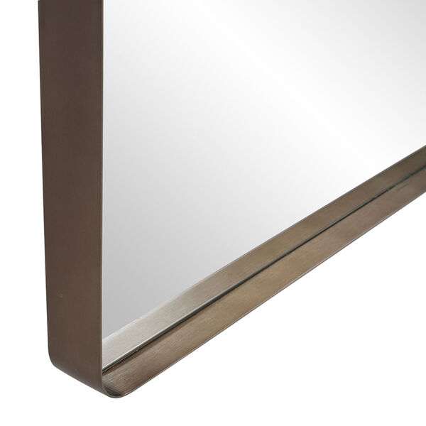 Steele Brushed Brass Wall Mirror, image 3