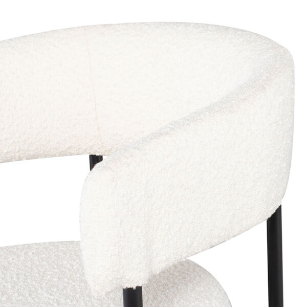 Cassia Buttermilk and Black Dining Chair, image 4