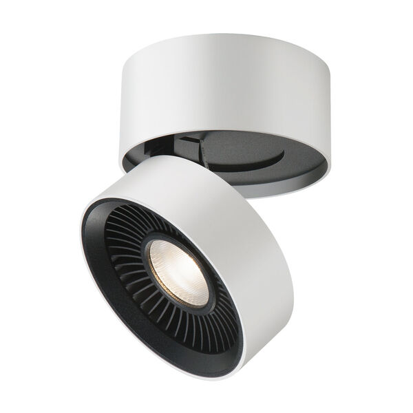 Nickel Five-Inch One-Light LED Round Directional Flush Mount, image 1