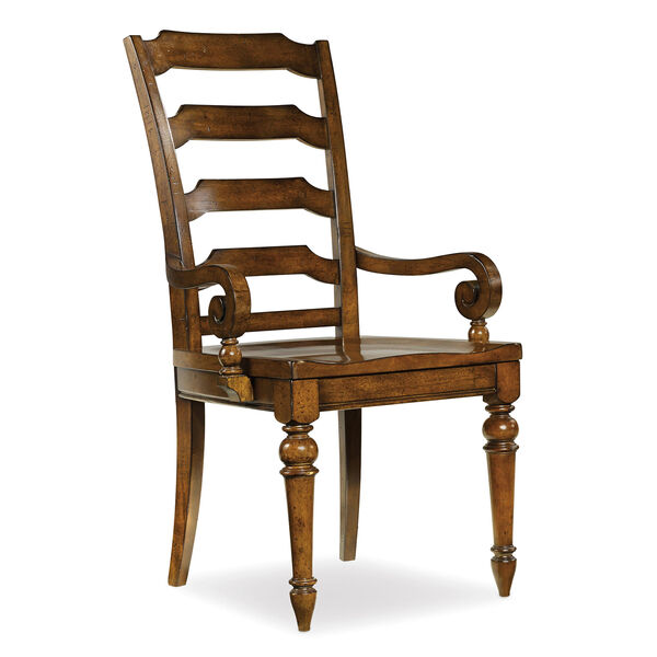 Tynecastle Ladder-back Arm Chair, image 1