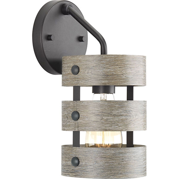 Willow Graphite One-Light Bath Sconce, image 1