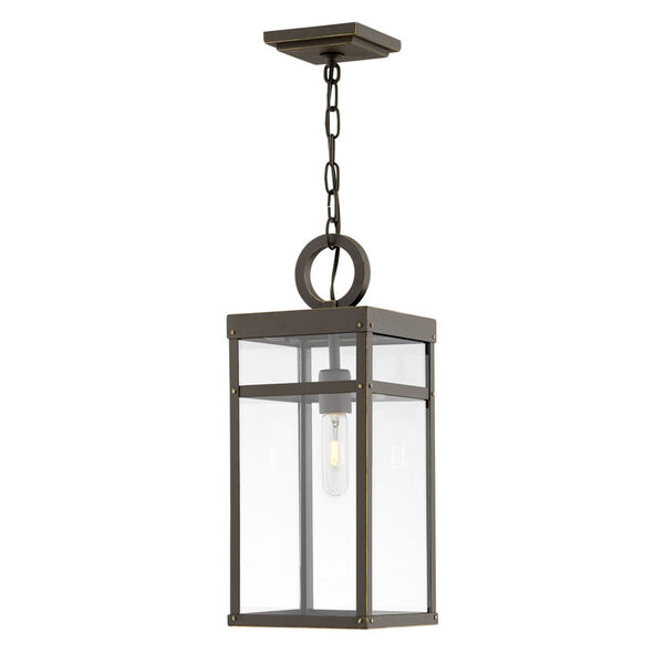Porter Oil Rubbed Bronze Eight-Inch One-Light Outdoor Pendant, image 3