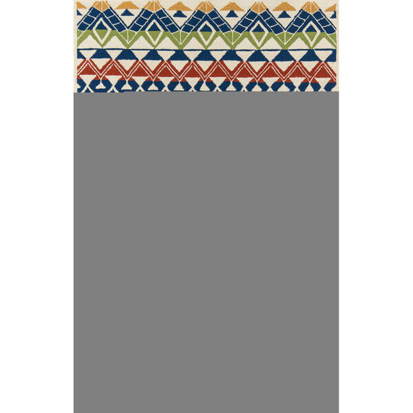 Veranda Multicolor Rectangular: 3 Ft. 9 In. x 5 Ft. 9 In. Rug, image 1