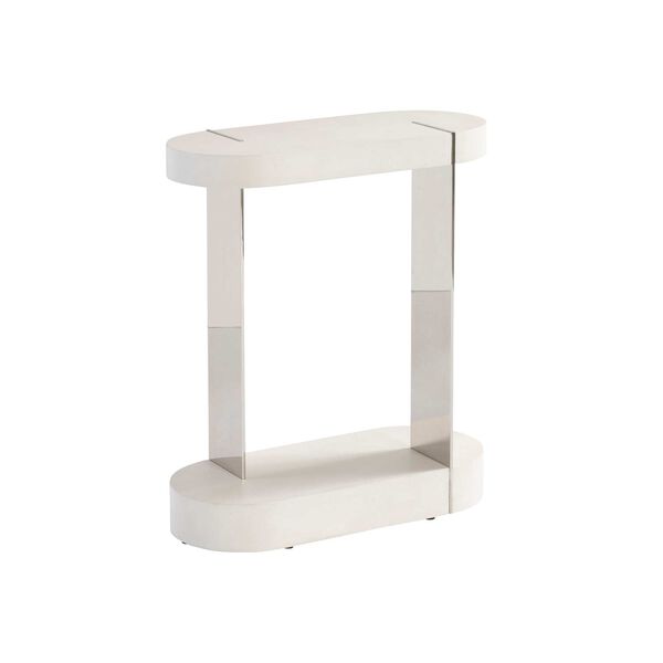 Modulum Beige and Stainless Steel Accent Table, image 4