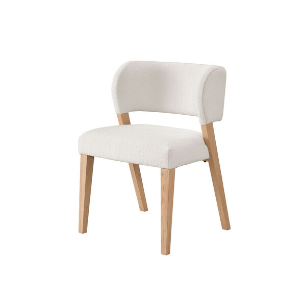 Prier White and Oak Side Chair, Set of 2, image 3