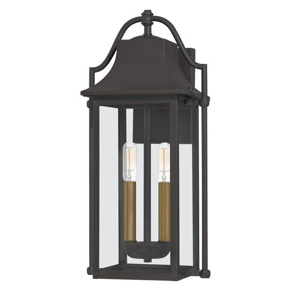 Manning Western Bronze Two-Light Outdoor Wall Mount, image 1