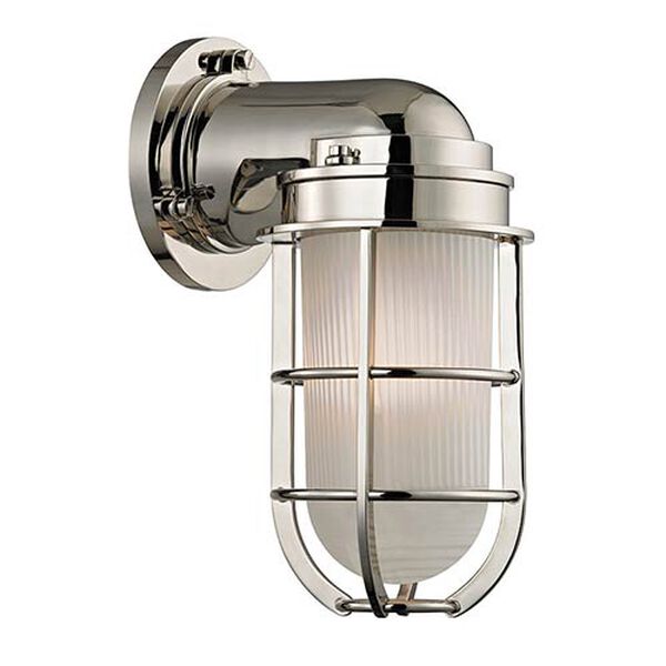 Carson Polished Nickel One-Light Wall Sconce, image 1