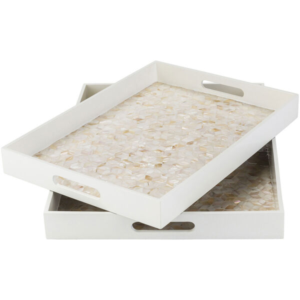 Alessandra Butter and Beige Tray, image 1