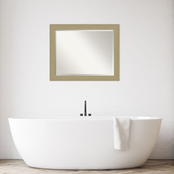 Mosaic Gold 32W X 26H-Inch Bathroom Vanity Wall Mirror, image 3