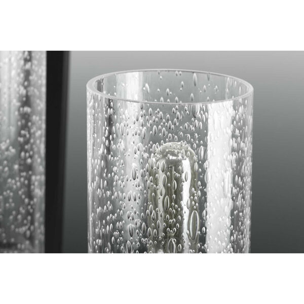Gresham Graphite 15-Light Chandelier With Transparent Seeded Glass, image 3