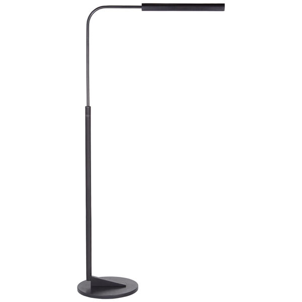 Austin Adjustable Floor Lamp in Aged Iron by Ian K. Fowler, image 1