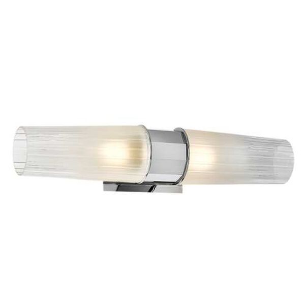 Icycle Chrome Two-Light Wall Sconce, image 2
