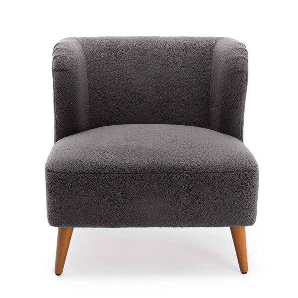 Vesper Boucle Gray Accent Chair, image 1