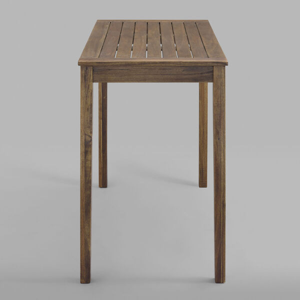 Dark Brown Outdoor Counter Height Table, image 4
