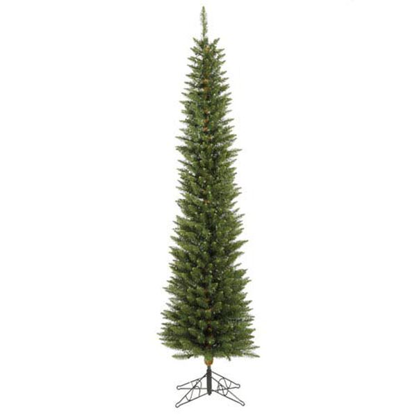 Durham Pole Pine 7.5-Foot Christmas Tree w/250 Multi-color Wide Angle LED Lights and 499 Tips, image 1