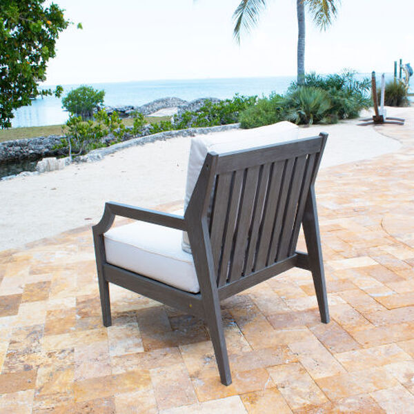 Poolside Outdoor Lounge Chair with Cushion, image 4
