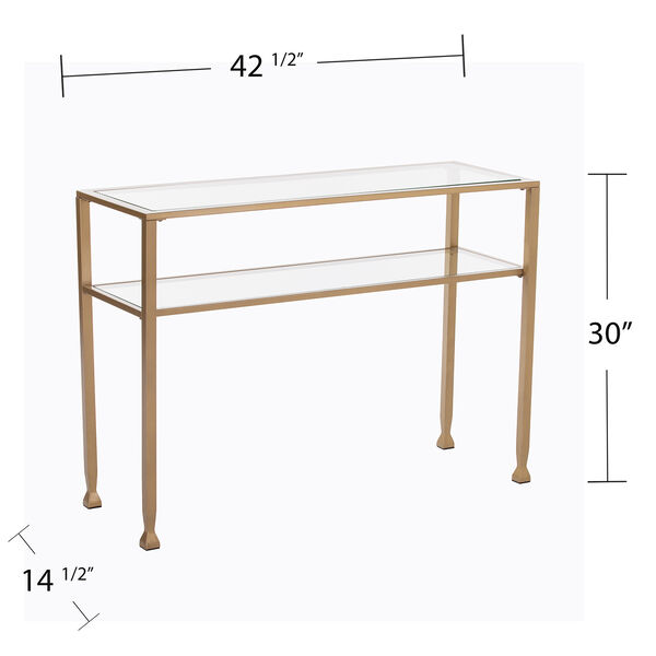 Jaymes Soft Gold 43-Inch Console Table, image 6