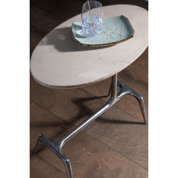 Signature Designs Gray Wilder Oval Spot Table, image 3