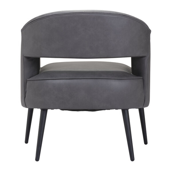 Berkeley Vintage Gray and Gold Accent Chair, image 5