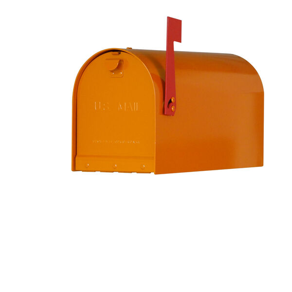 Rigby Orange Curbside Mailbox, image 2