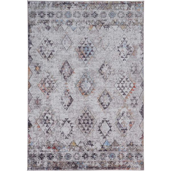 Armant Gray Taupe Blue Area Rug, image 1