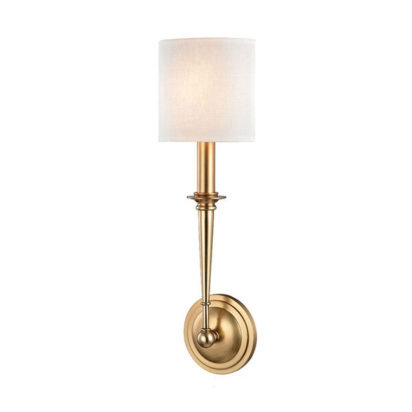 Lourdes Aged Brass 5-Inch One-Light Wall Sconce, image 1